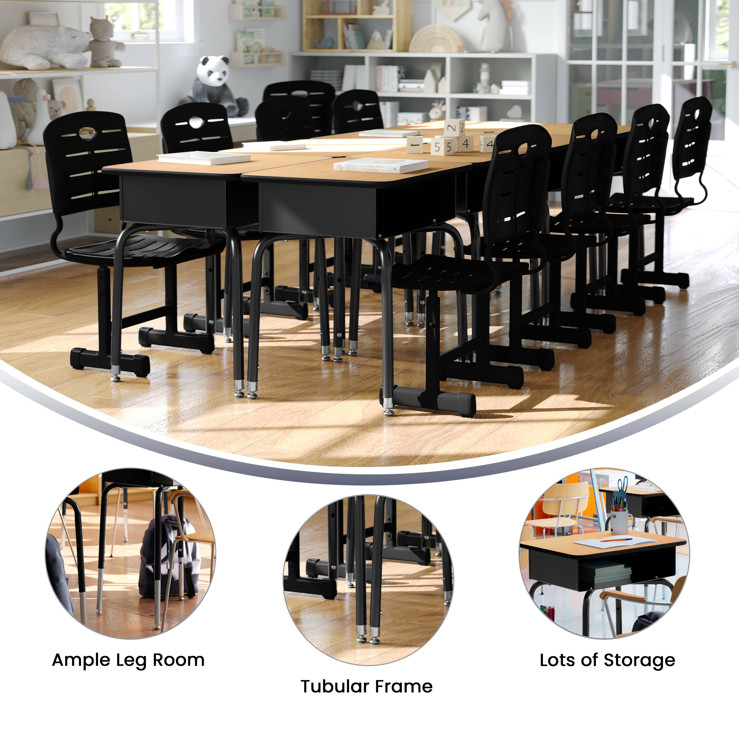 Ample Leg Room  
Tubular Frame  
Lots of Storage