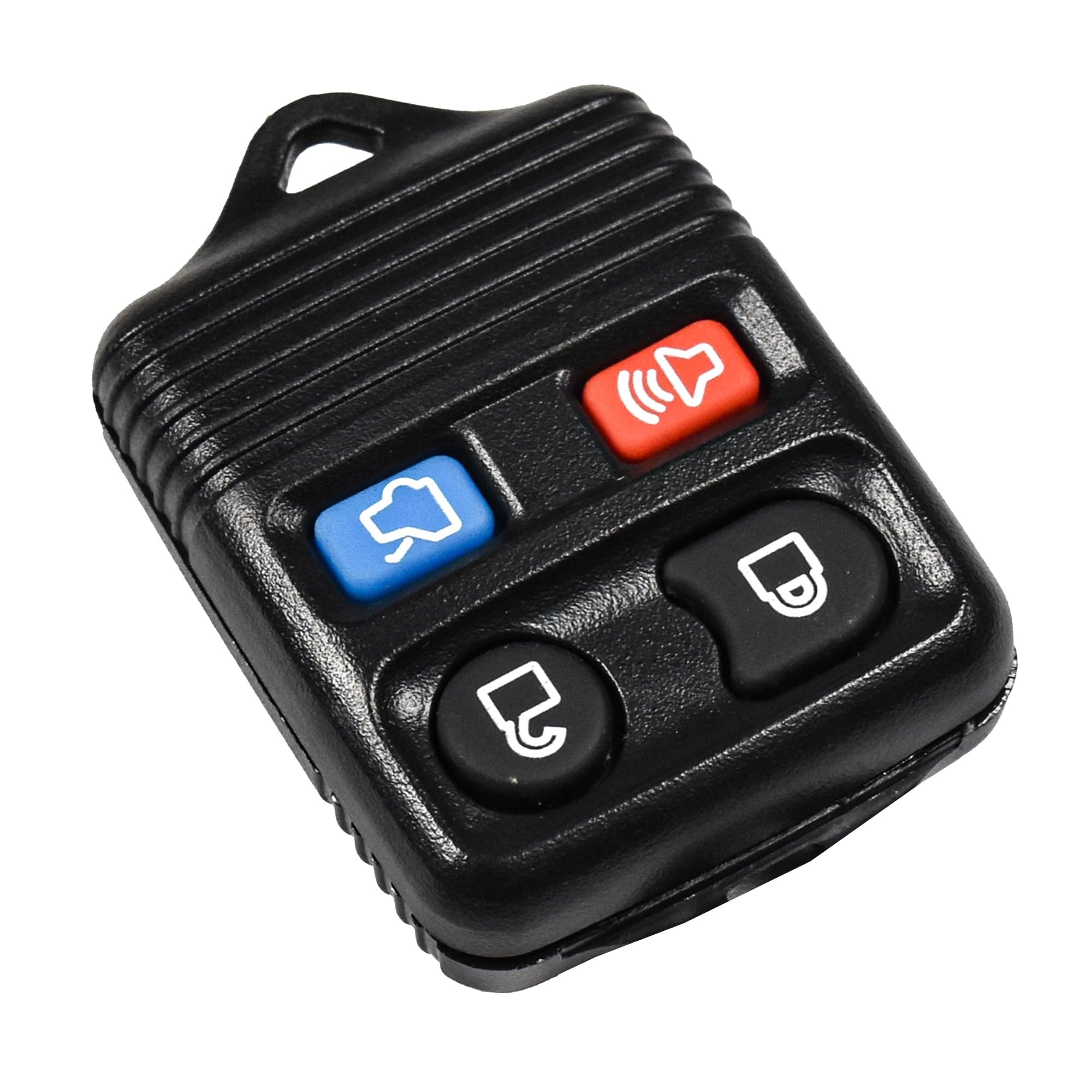 Alt View 3. HQRP - 4-Button Remote Key Fob Case Shell for Ford Crown Victoria Explorer Focus Mustang - Black.
