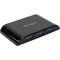 Targus - 4-Port USB 3.0 SuperSpeed Hub - black-Angle_Standard