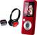Angle Standard. Coby - 4GB* Video MP3 Player - Red.