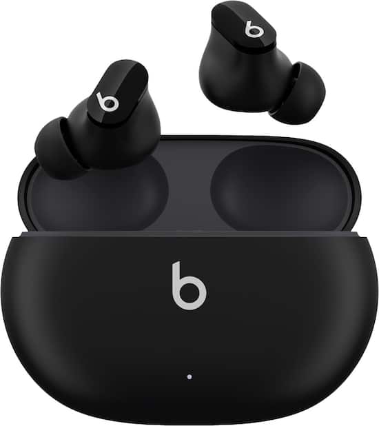 Front Zoom. Beats by Dr. Dre - Beats Studio Buds True Wireless Noise Cancelling Earbuds - Black.