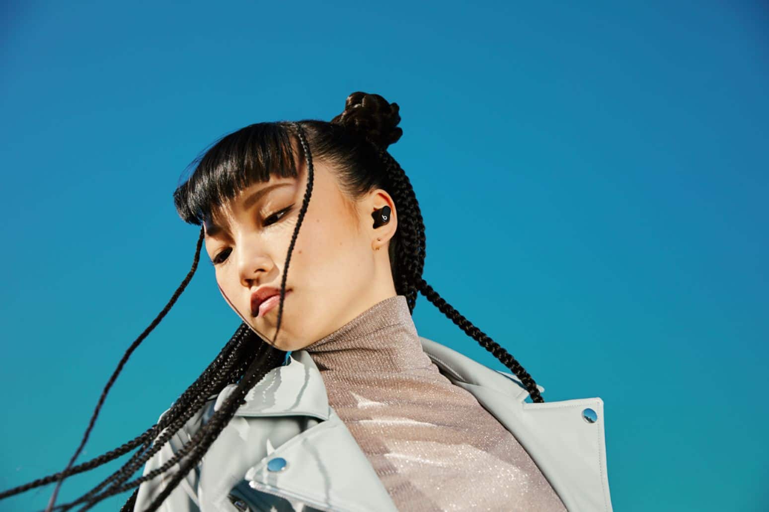 Alt View 18. Beats - Beats Studio Buds Totally Wireless Noise Cancelling Earbuds - Black.