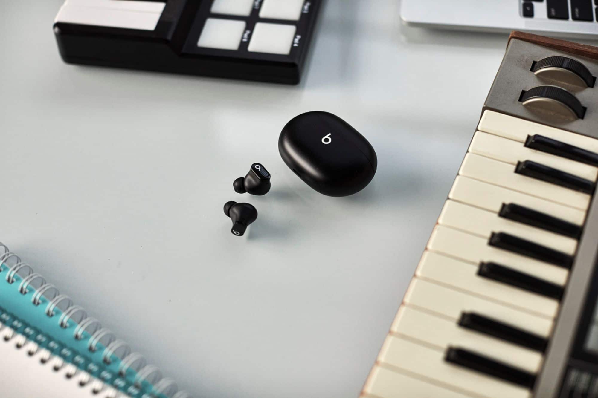 Alt View 21. Beats - Beats Studio Buds Totally Wireless Noise Cancelling Earbuds - Black.