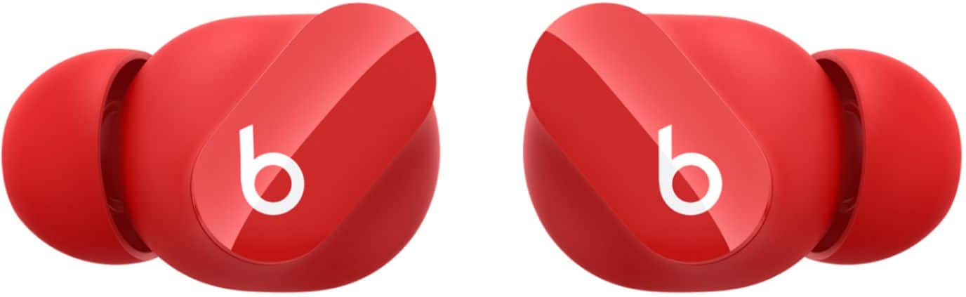 Alt View 11. Beats - Beats Studio Buds Totally Wireless Noise Cancelling Earbuds - Beats Red.