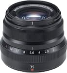 XF 35mm f/2 R WR Standard Lens for Fujifilm X-Mount System Cameras - Black