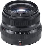 XF 35mm f/2 R WR Standard Lens for Fujifilm X-Mount System Cameras - Black