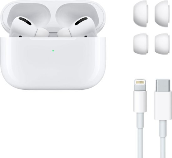 Apple - AirPods Pro (with Magsafe Charging Case) - White
