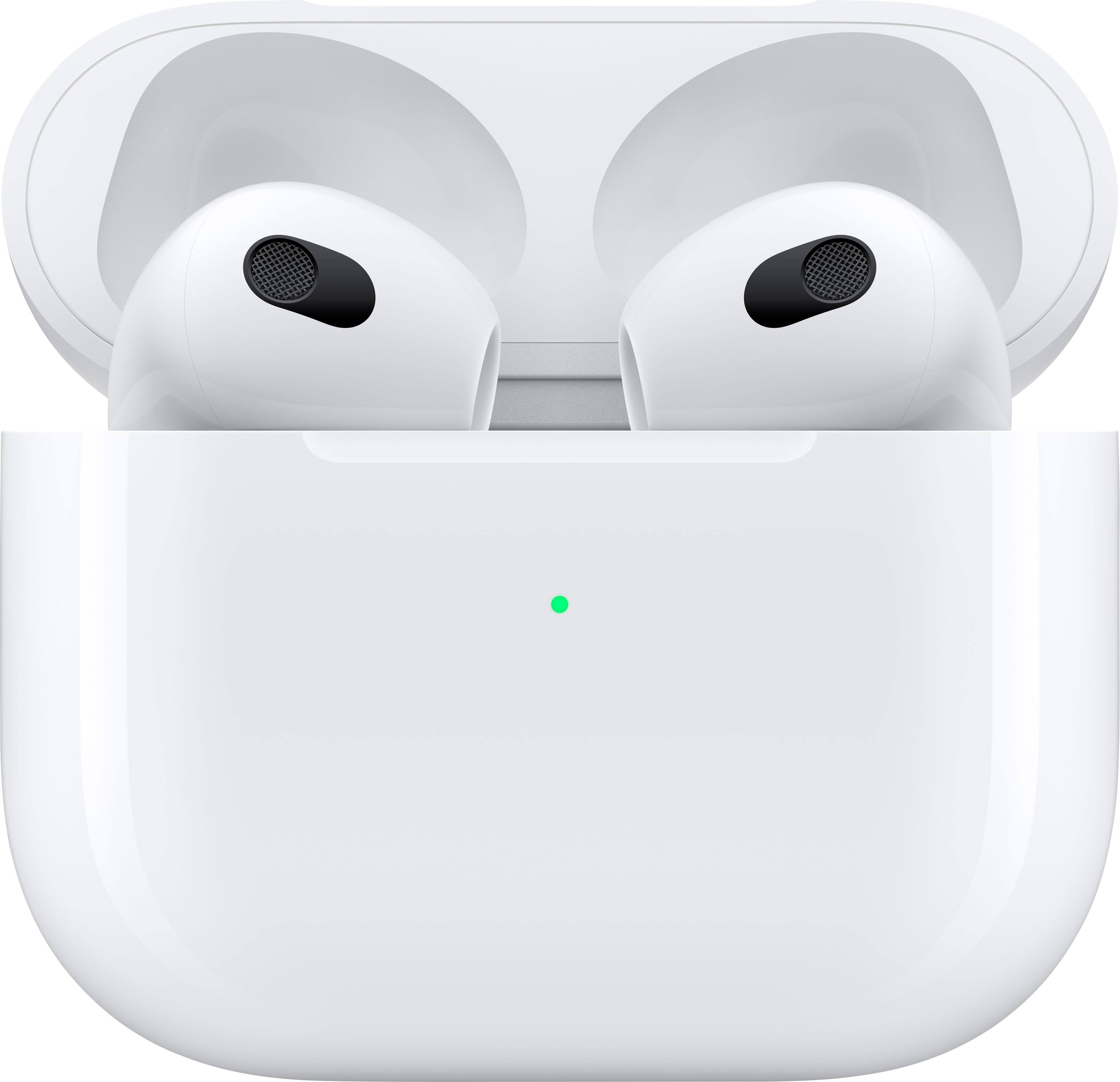 Alt View 13. Apple - AirPods (3rd generation) - White.