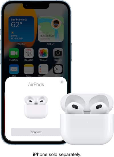 Apple AirPods (3rd generation) White MME73AM/A - Best Buy Apple AirPods (3rd generation) White MME73AM/A - Best Buy