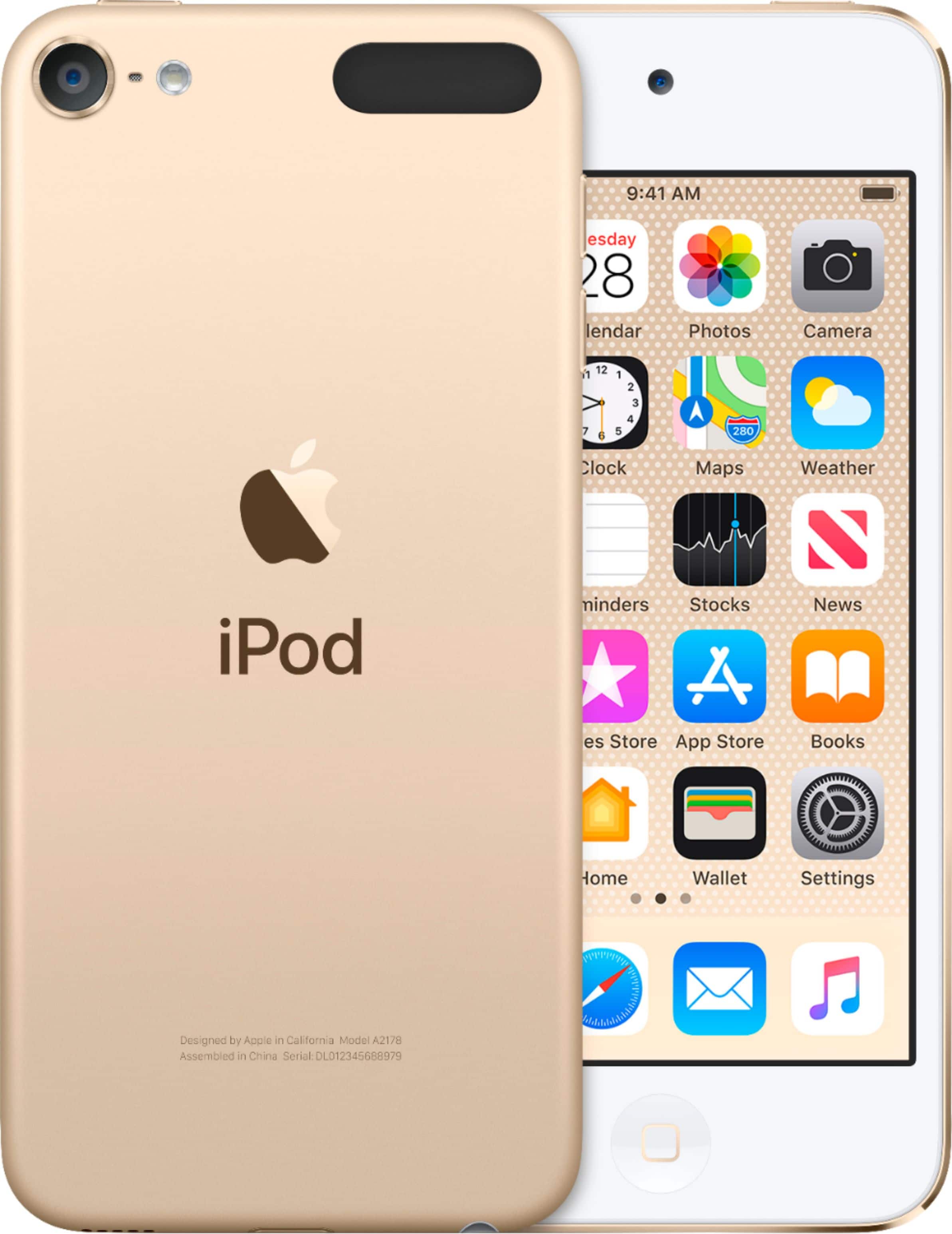 Back. Apple - iPod touch® 128GB MP3 Player (7th Generation - Latest Model) - Gold.