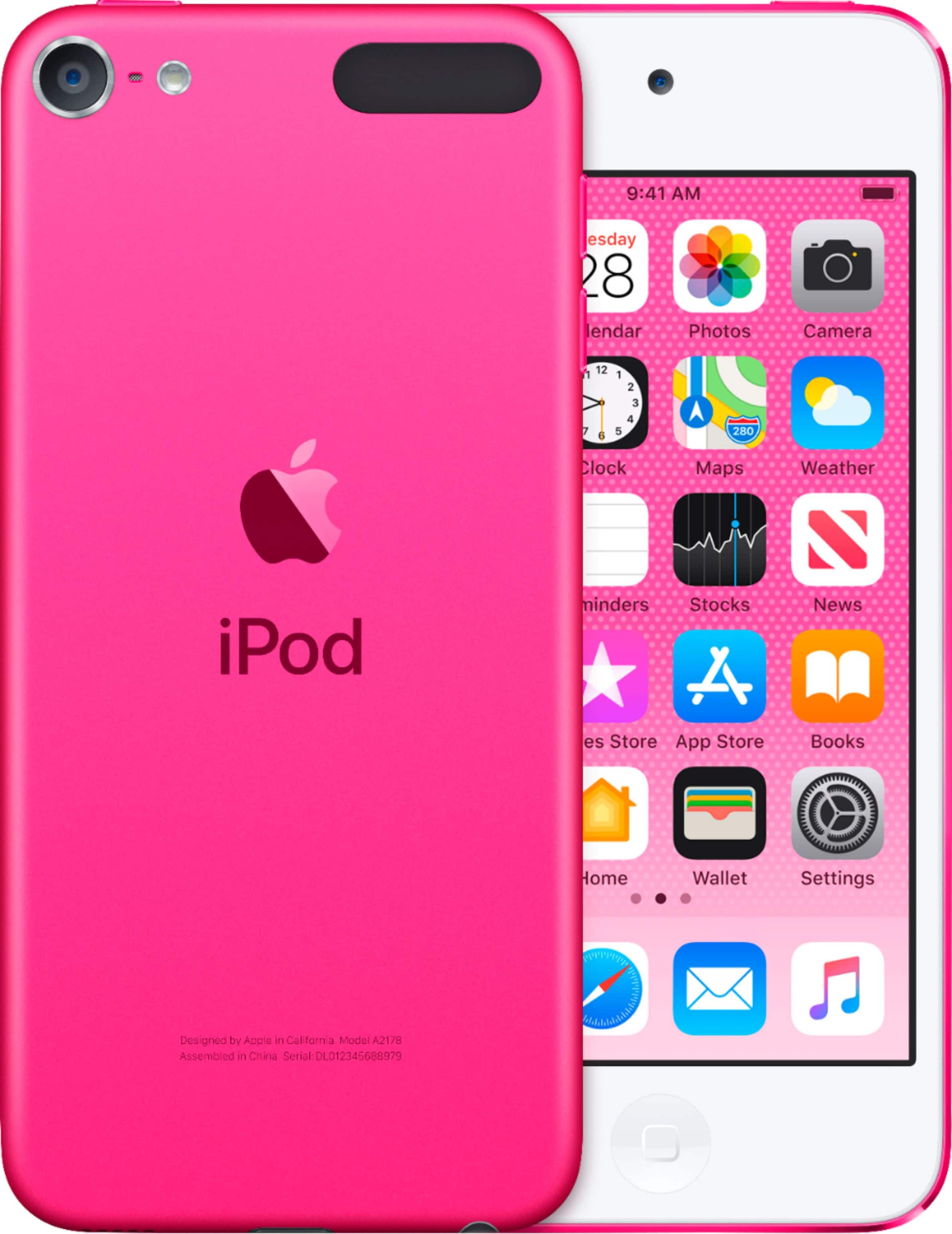 Back. Apple - iPod touch® 256GB MP3 Player (7th Generation - Latest Model) - Pink.