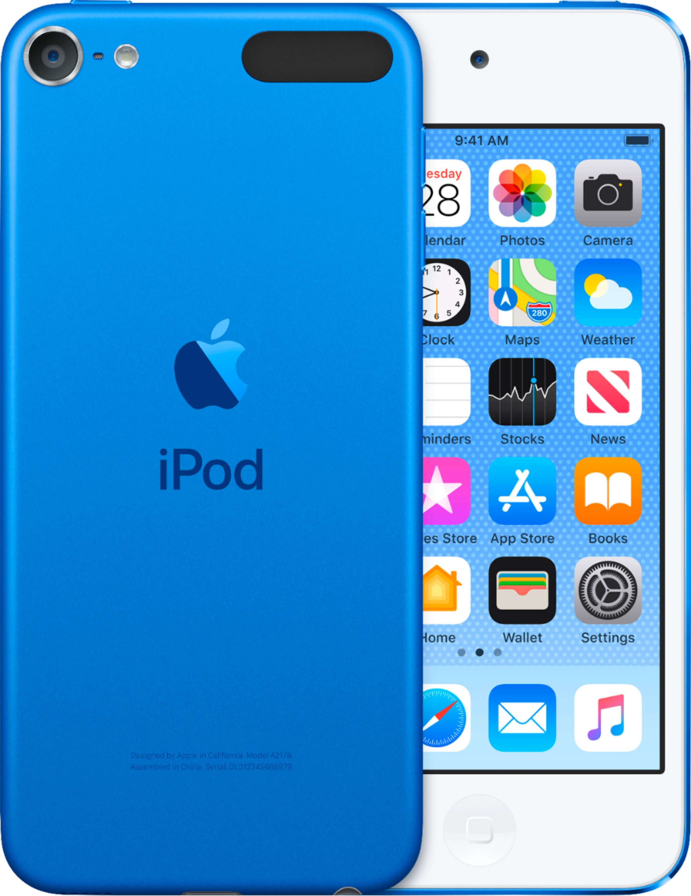 Best Buy: Apple touch® 256GB MP3 Generation Latest Model) Blue MVJC2LL/A