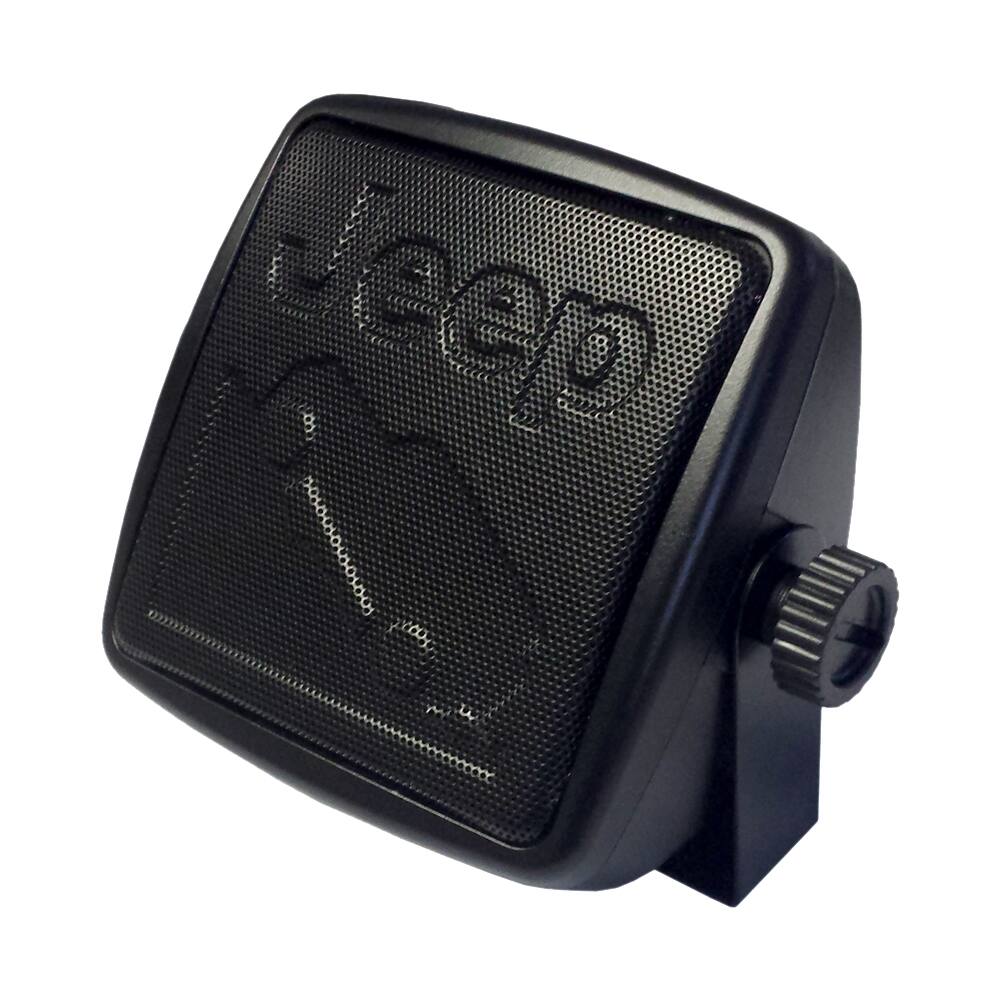 Left. A-1 Telecom - Mopar External Speaker with Embossed Logos 2-3/4" 1-way - Black.