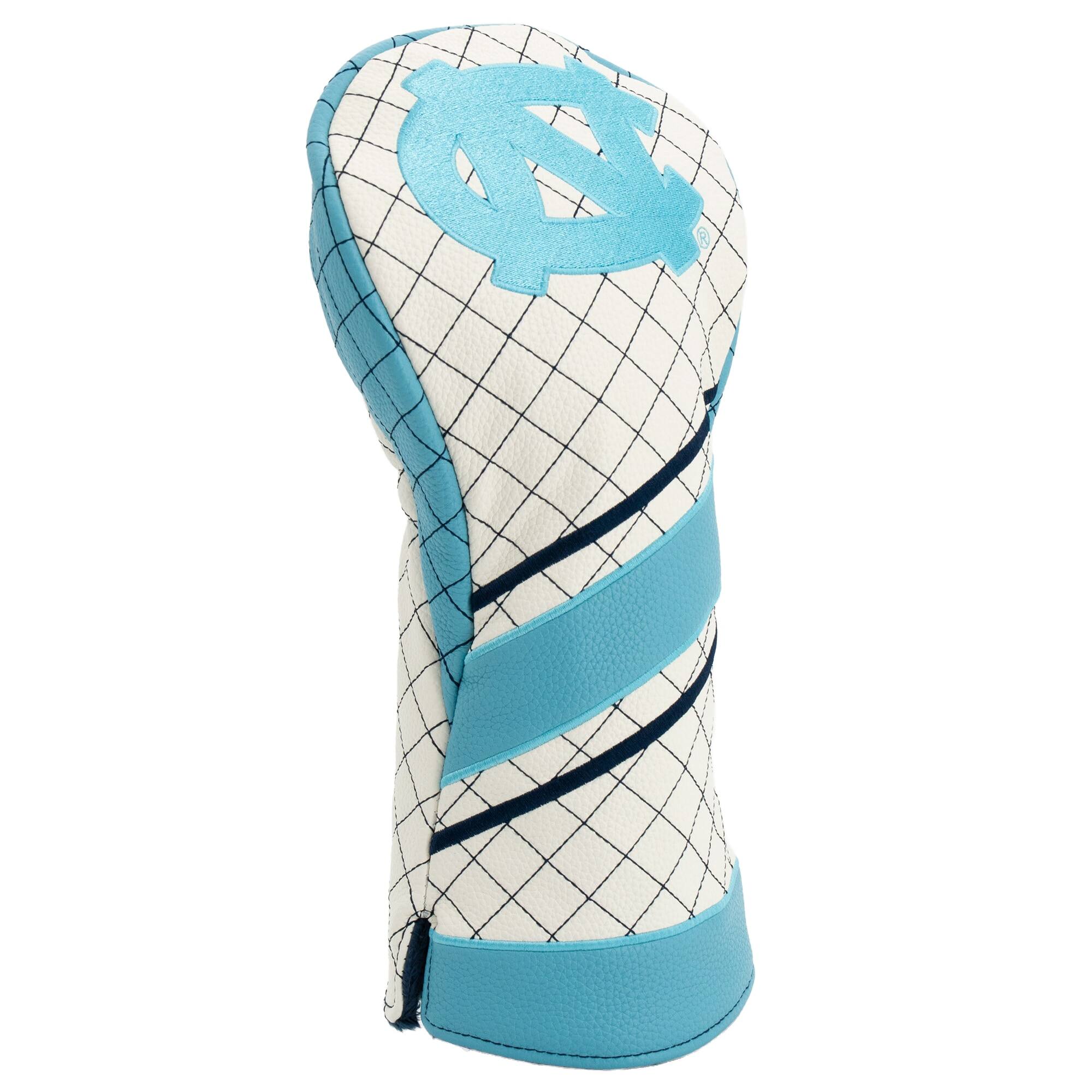 Alt View 2. Team Golf - North Carolina Tar Heels Striped Quilted Driver Headcover - Multicolor.