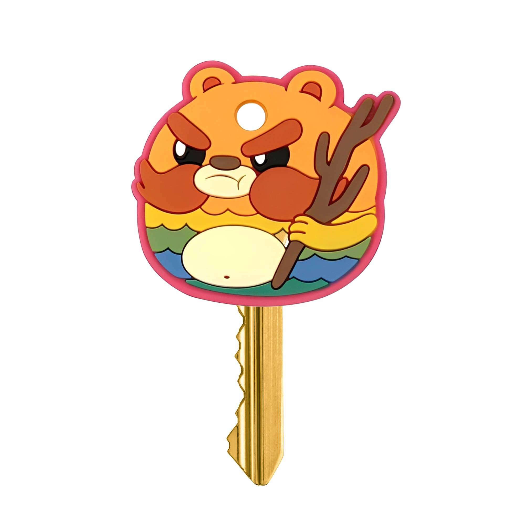 Alt View 1. Crowded Coop - Bravest Warriors Key Cover Cap Impossibear Accessory - Orange.