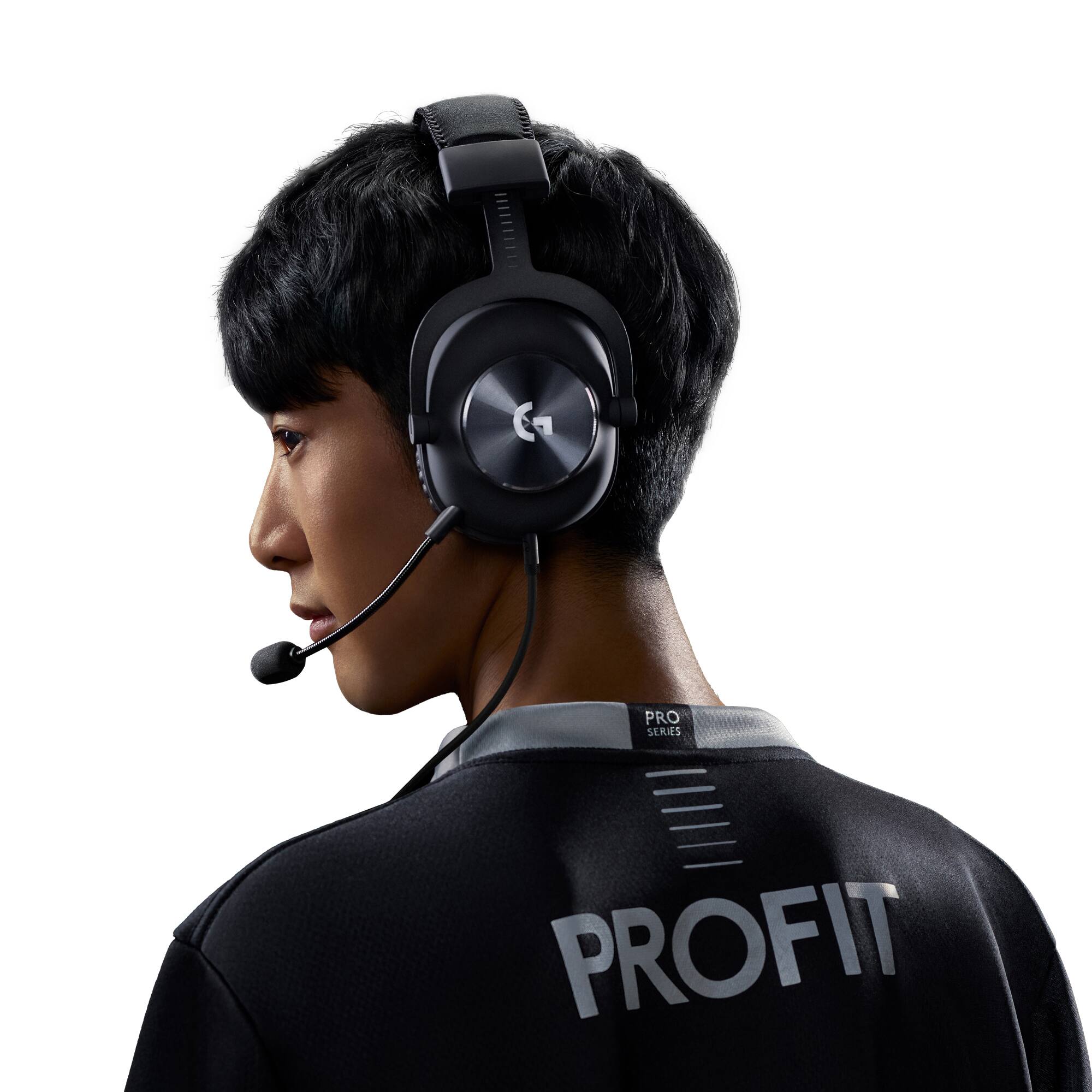 Alt View 13. Logitech - G PRO Wired Stereo Over-the-Ear Gaming Headset for PC, PS5, PS4, Switch - Black.