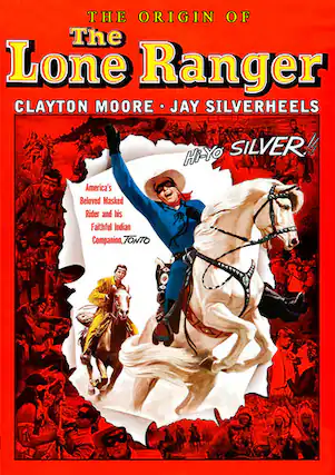 Front. The Origin of the Lone Ranger - DVD.
