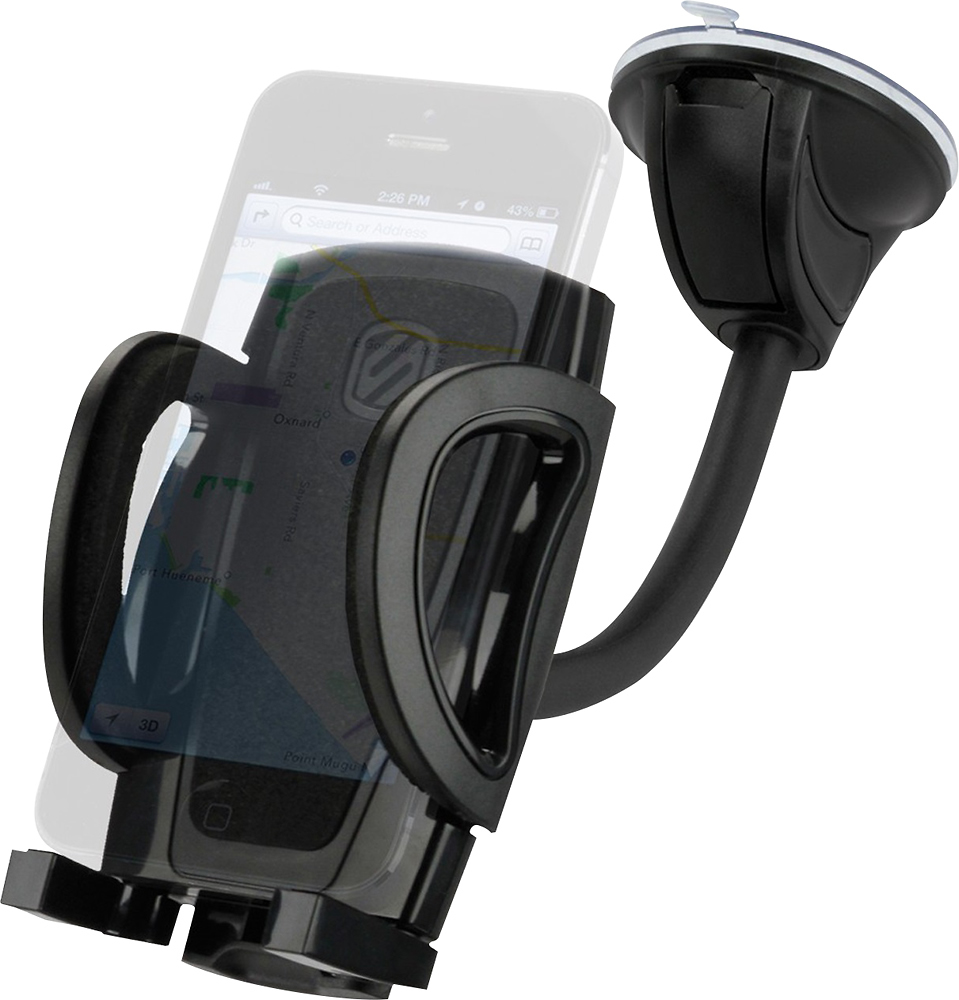 Scosche - StuckUp 4-in-1 Universal Mount for Mobile Devices - Black
