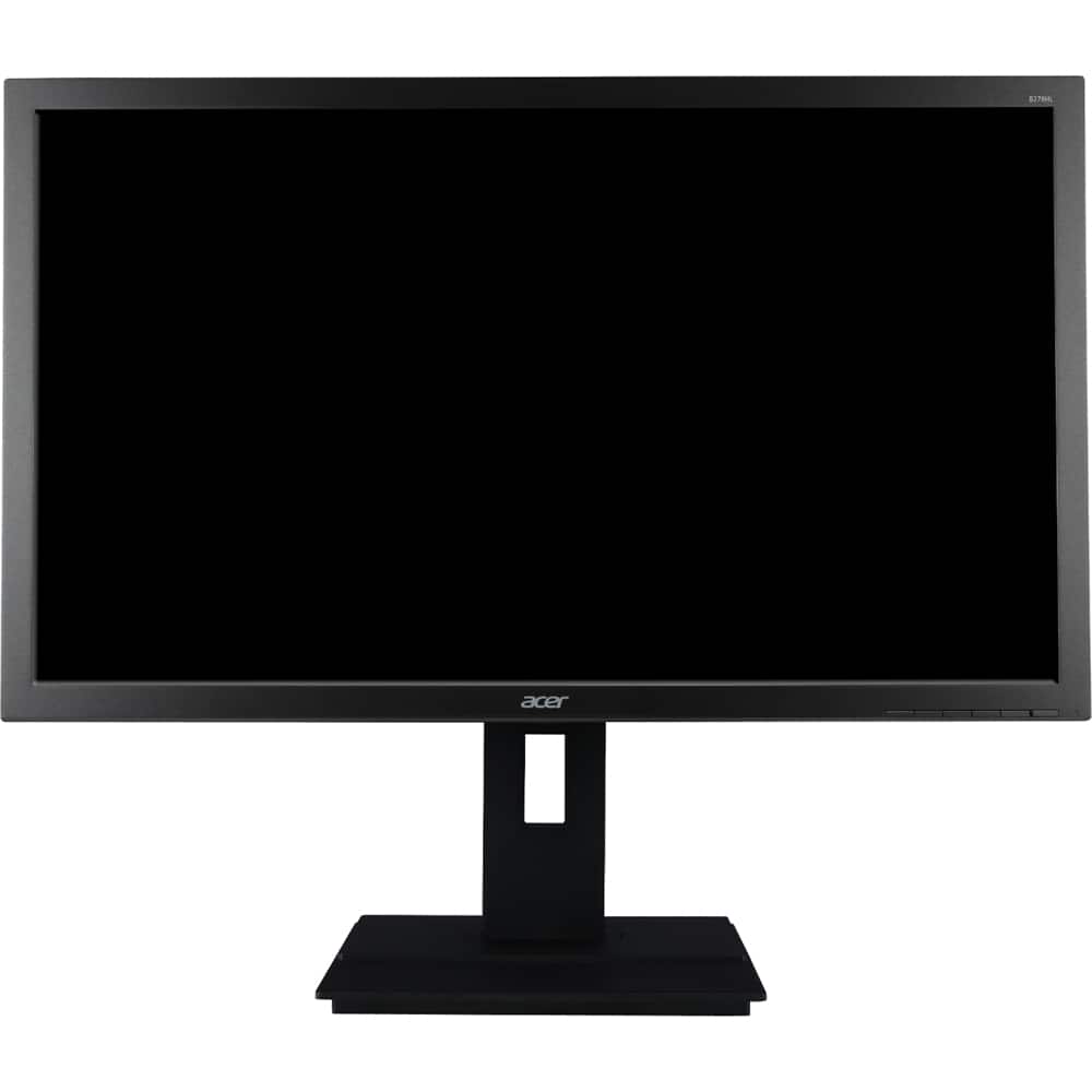 Acer - 27" LED HD Monitor - Black - Larger Front
