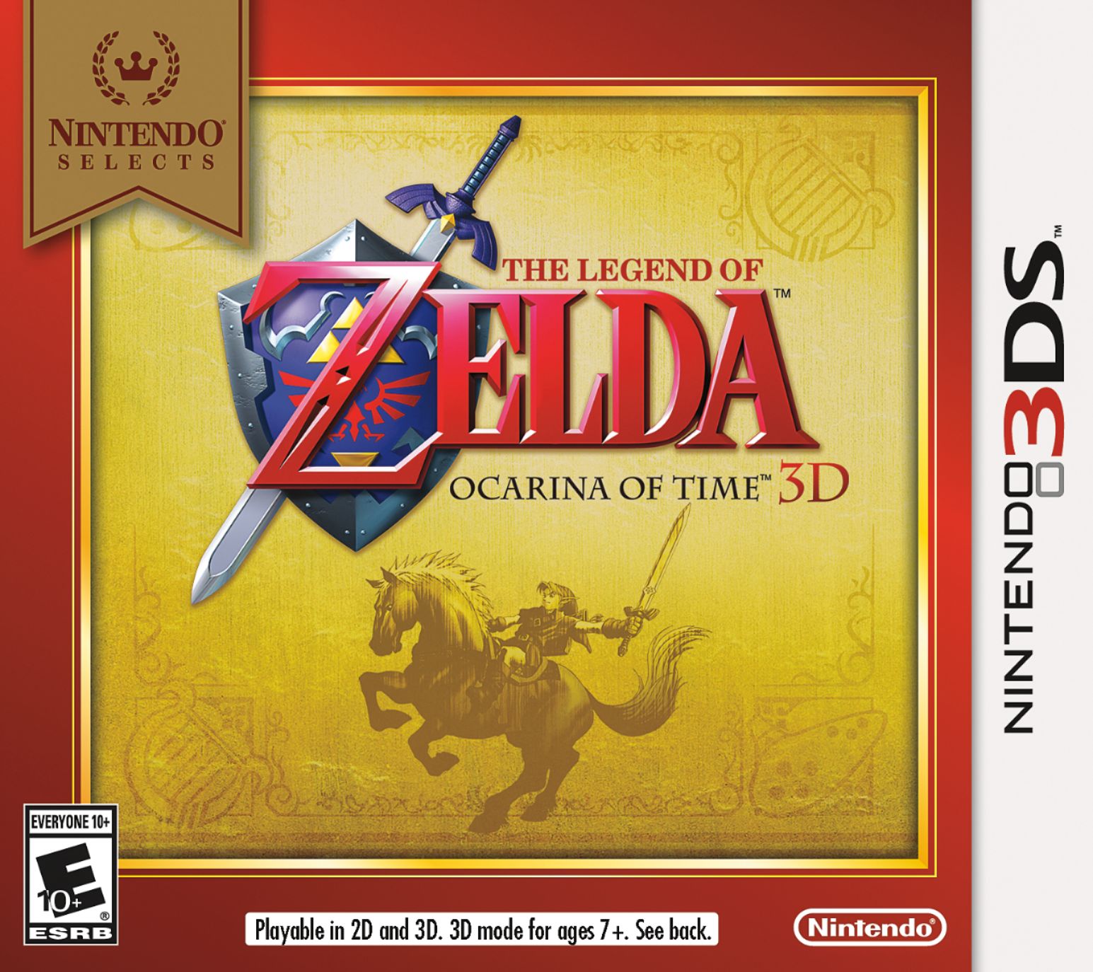 Best Buy: Selects: The Legend of Zelda: Ocarina of Time 3D Standard Edition  Nintendo 3DS CTRP0AQE2