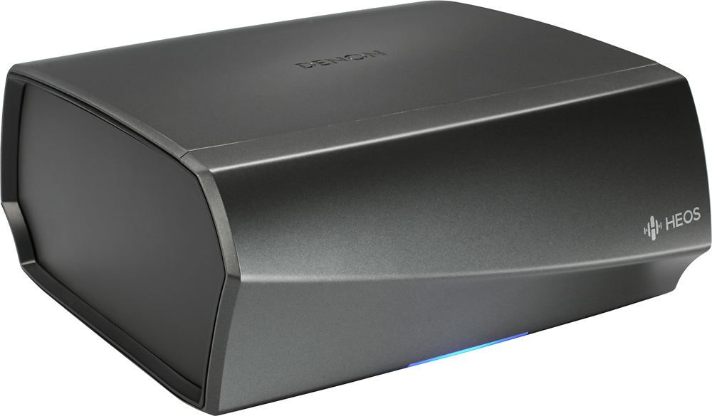 Angle View: Denon - Heos Link HS2  Streaming Media Player - Black and Gunmetal