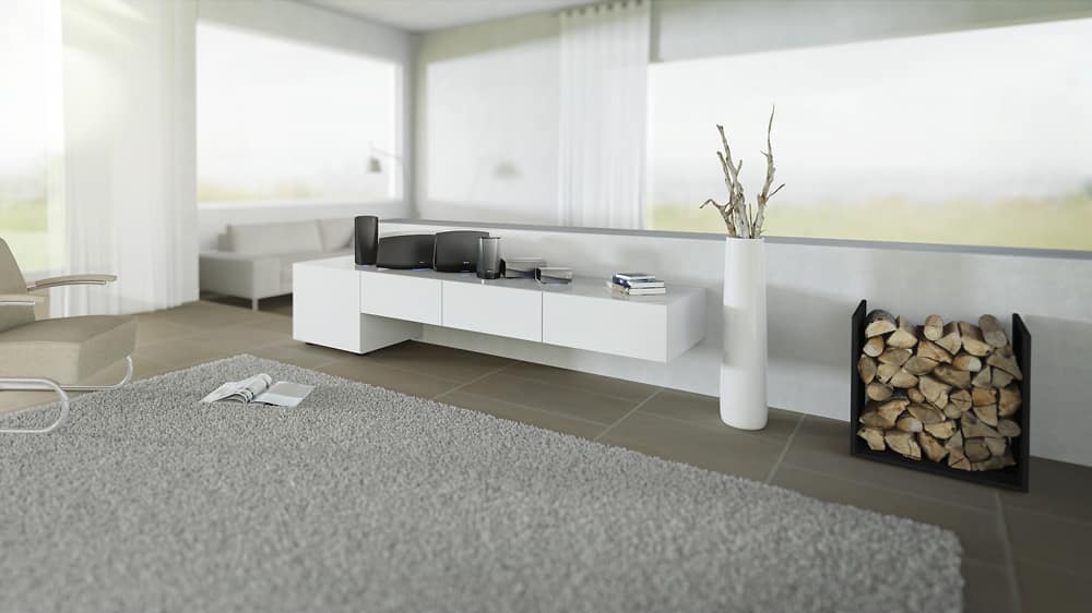 Alt View 20. Denon - Heos Link HS2 Streaming Media Player - Black and Gunmetal.