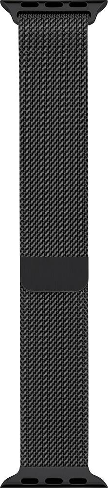 38mm space black milanese loop