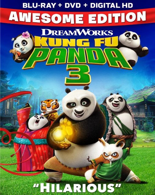 Front Standard. Kung Fu Panda 3 [Includes Digital Copy] [Blu-ray/DVD] [2016].