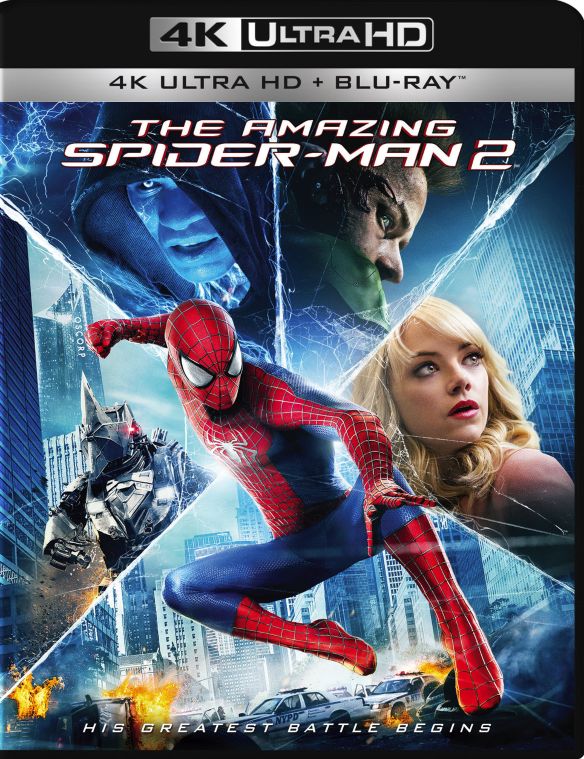  The Amazing Spider-Man 2 [Includes Digital Copy] [4K Ultra HD Blu-ray/Blu-ray] [2014]