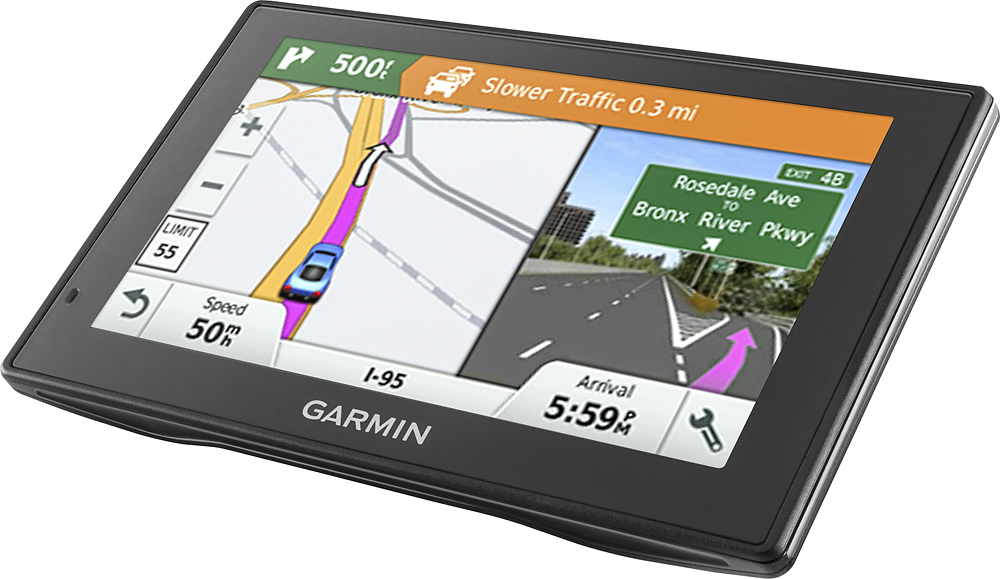 Best Buy: Garmin DriveSmart 50LMT 5" GPS with Built-In Bluetooth, Map Updates and Lifetime Traffic Updates Negro 010-01539-01