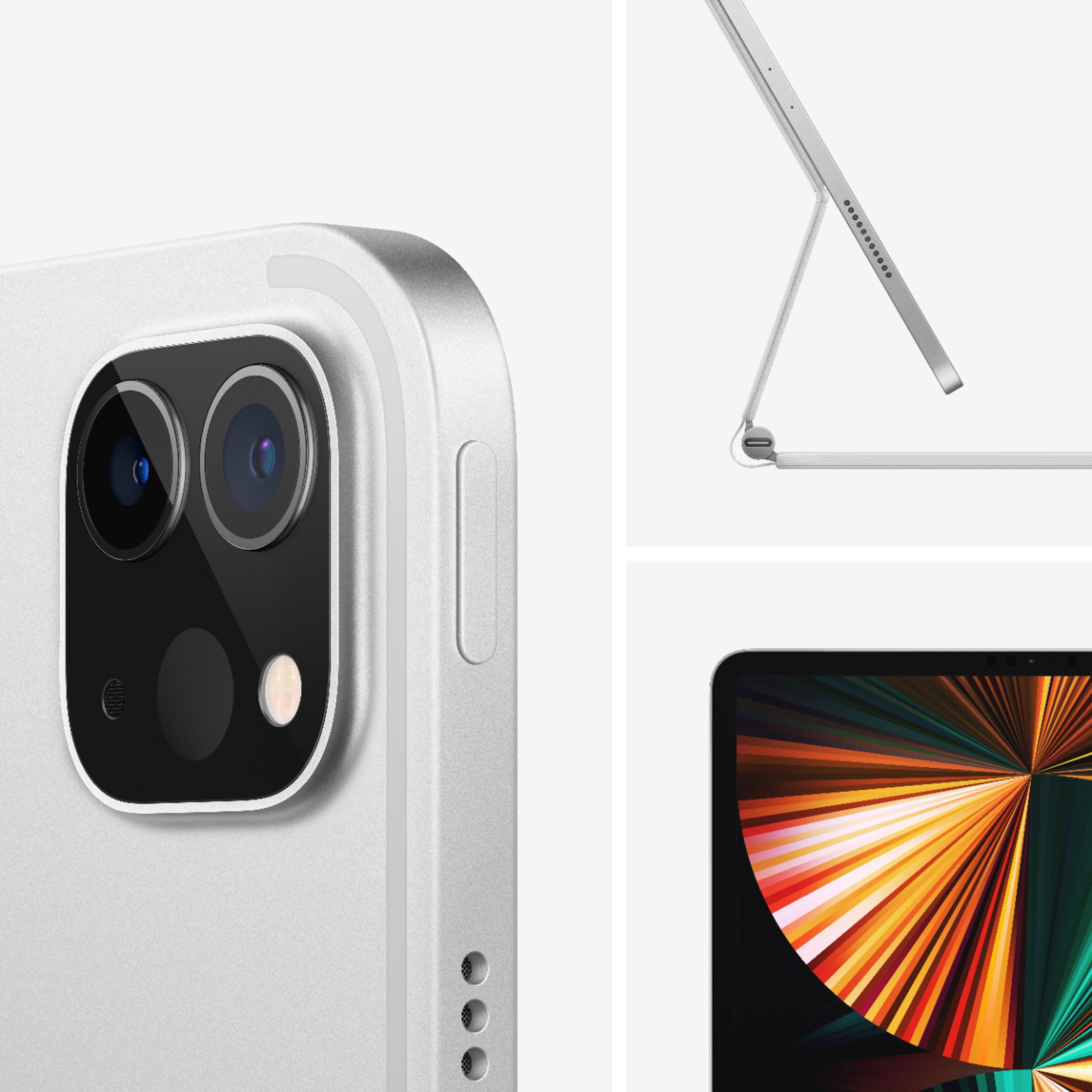 Alt View 12. Apple - 11-Inch iPad Pro with Wi-Fi - 2TB - Silver.