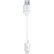 Front Zoom. CableLinx - MFi USB Charge and Sync 0.29' Device Cable - White.