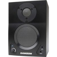Samson - MediaOne BT3 Active Studio Monitors (Pair) - Black Satin - Left_Zoom