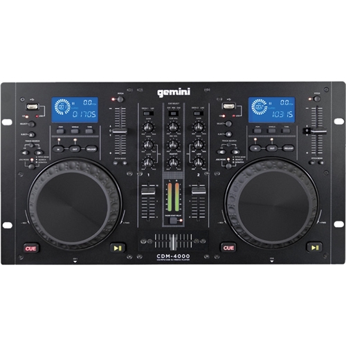 Gemini Dual CD/MP3/USB DJ Mixer & DJ Media CDM-4000 - Best Buy