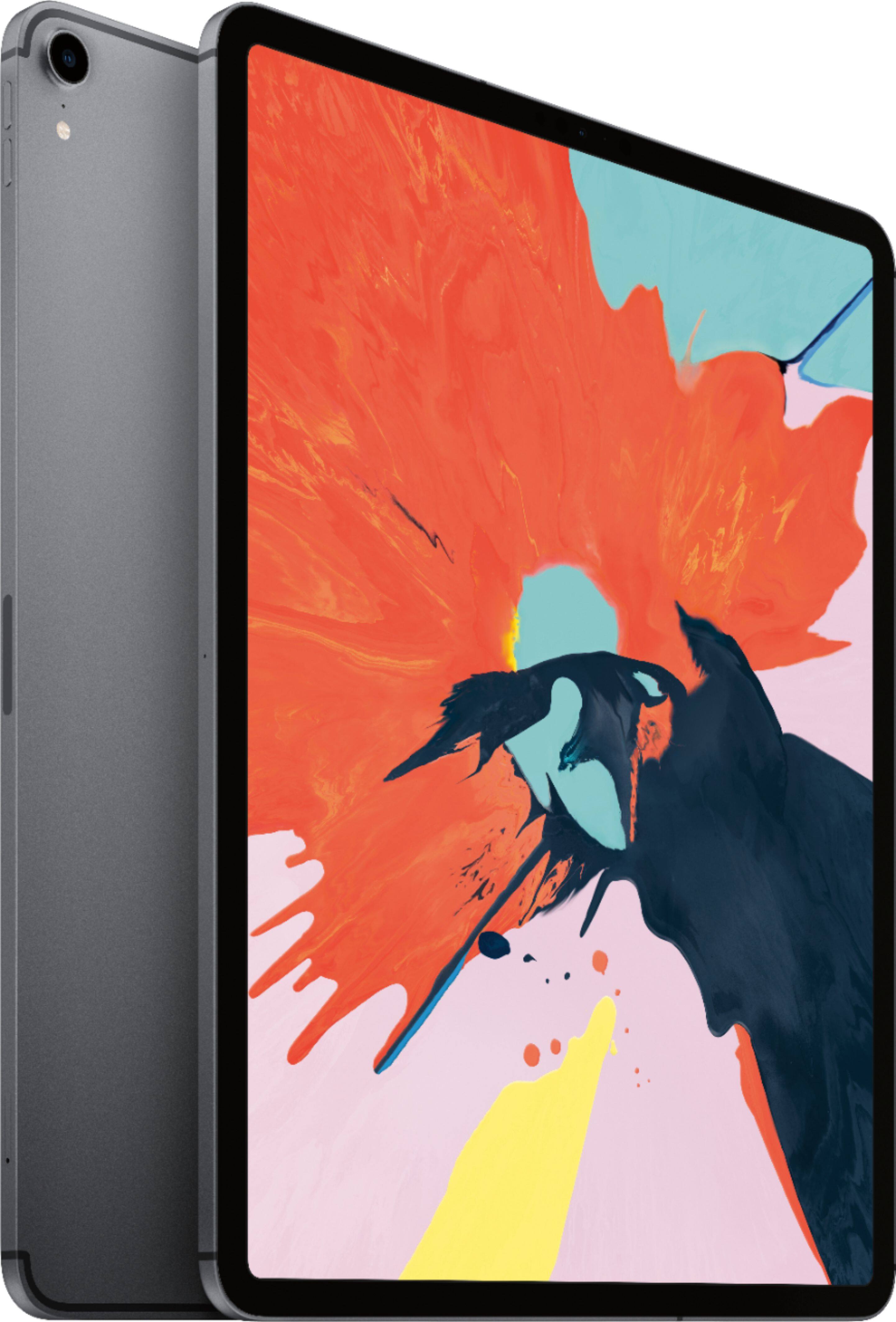 Angle. Apple - 12.9-Inch iPad Pro (3rd Generation) with Wi-Fi + Cellular - 64GB.