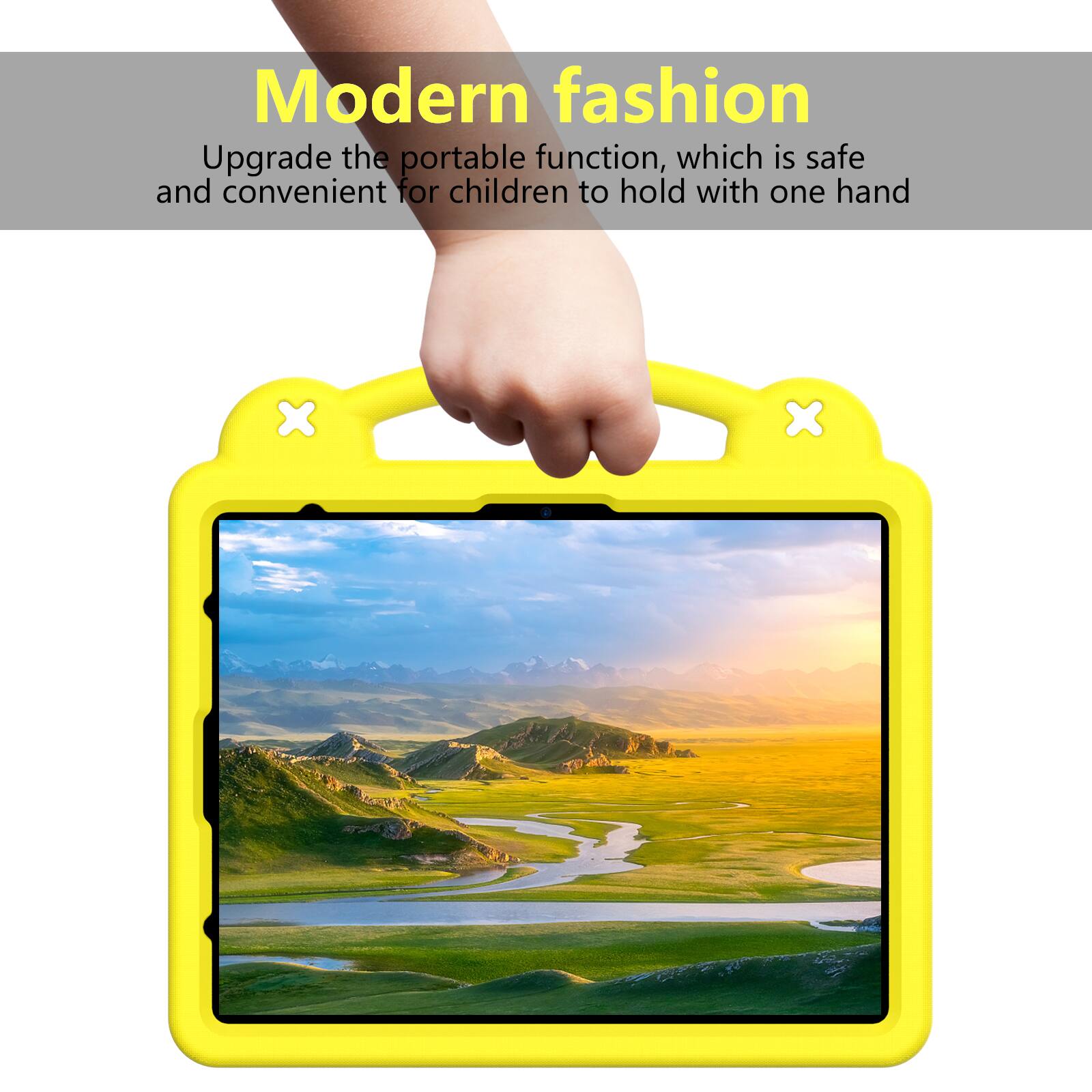 Modern fashion  
Upgrade the portable function, which is safe and convenient for children to hold with one hand