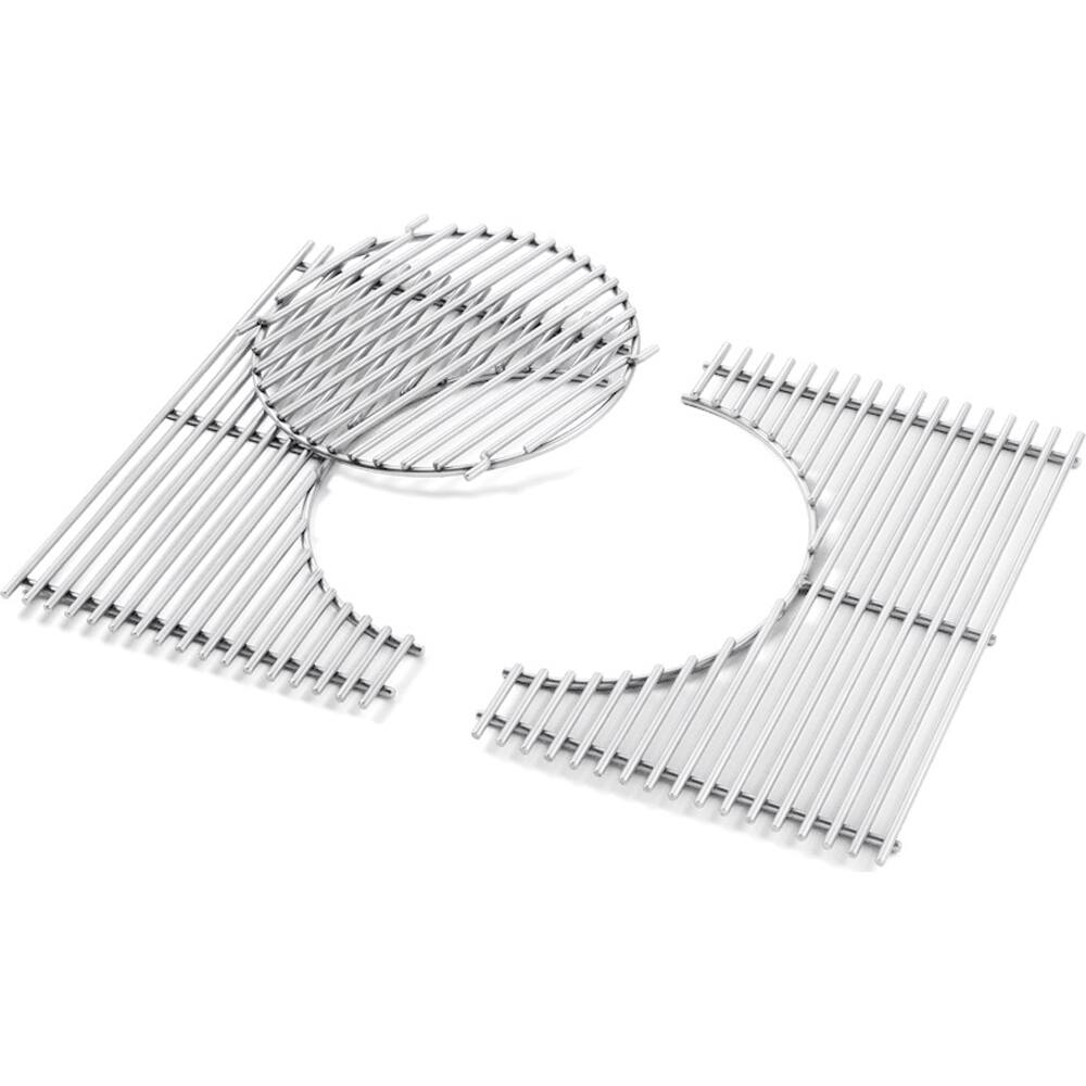 Alt View 1. Weber - Gourmet Barbeque System Spirit 300 Series Stainless Steel Grates 7586 - Stainless Steel.