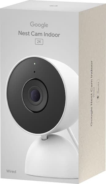 Google Nest Cam Indoor (wired, 3rd gen) Latest Model 2K Video and Google Nest Cam Indoor (wired, 3rd gen) Latest Model 2K Video and