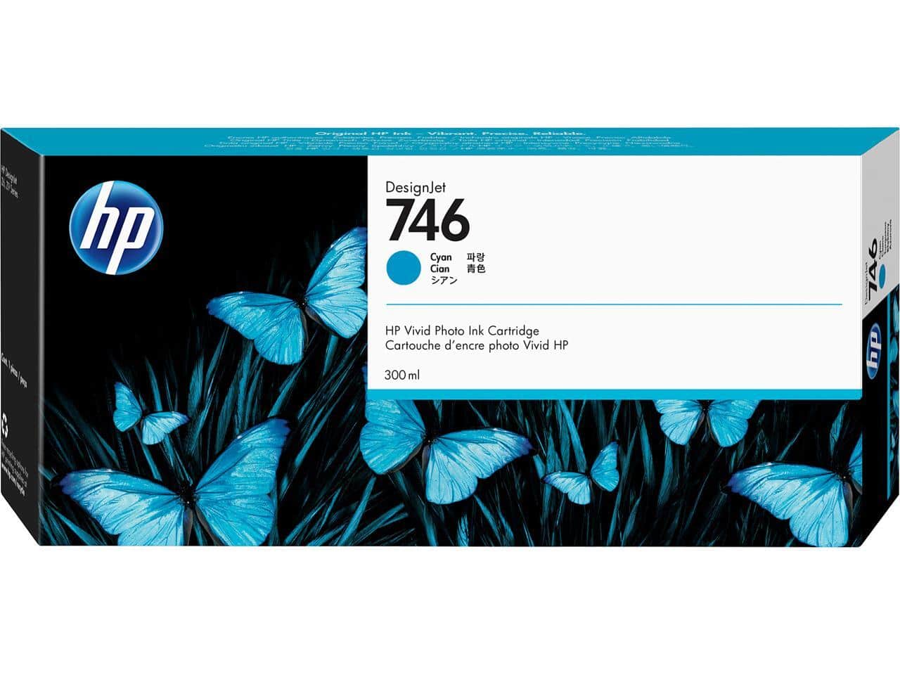 HP 746 300 ml Photo Black DesignJet Ink Cartridge, P2V82A HP 746