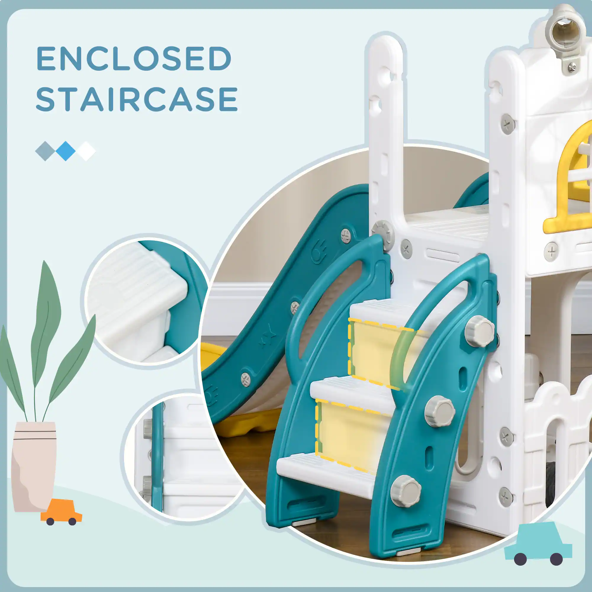 ENCLOSED STAIRCASE