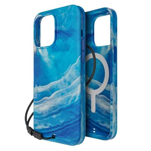 BodyGuardz - Carve With MagSafe Case - iPhone 15 Pro Max - Blue