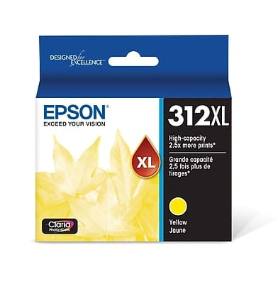 Epson - T312XL High Yield Ink Cartridge - Yellow