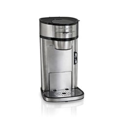 Hamilton Beach - Single Serve Coffee Maker - Stainless - Front_Zoom