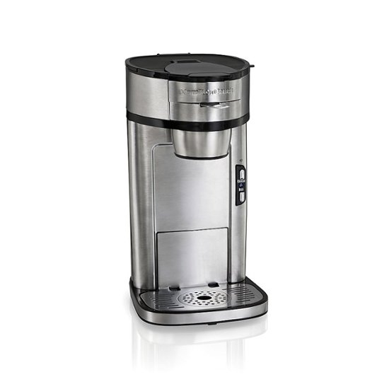 Front Zoom. Hamilton Beach - Single Serve Coffee Maker - Stainless Steel.