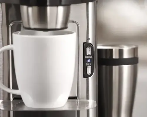Alt View 18. Hamilton Beach - Single Serve Coffee Maker - Stainless Steel.