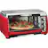 Front. Hamilton Beach - Ensemble 6 Slice Toaster Oven - Red.