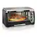 Angle. Hamilton Beach - 6 Slice Capacity Toaster Oven - Black.