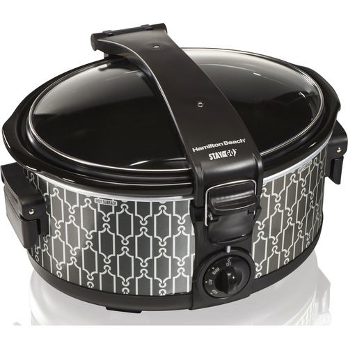 Hamilton Beach Slow Cooker Replacement Lid 6qt Stay or Go Black 990126000
