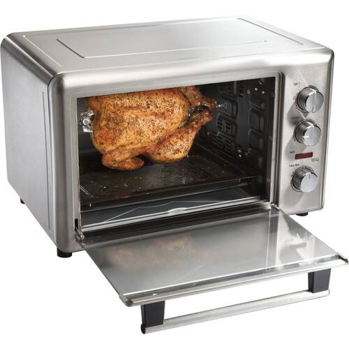 Alt View 15. Hamilton Beach - Electric Oven - Metallic.