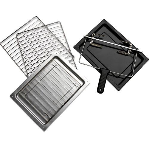 Alt View 16. Hamilton Beach - Electric Oven - Metallic.